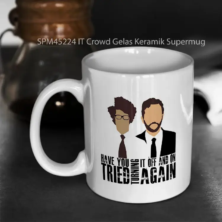 SPM45224 IT Crowd Gelas Keramik Supermug