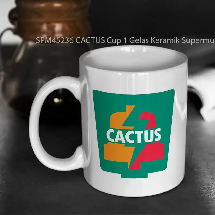 SPM45236 CACTUS Cup 1 Gelas Keramik Supermug