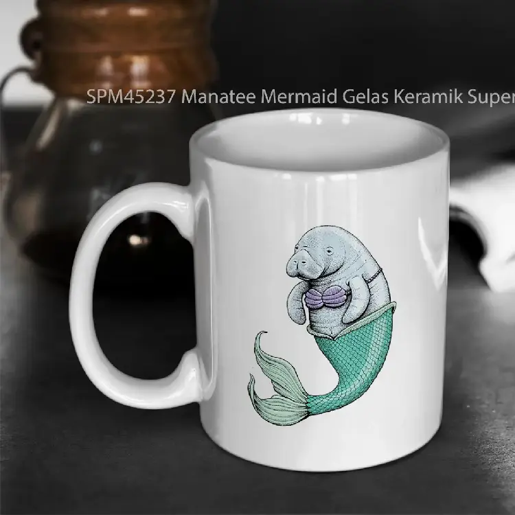 SPM45237 Manatee Mermaid Gelas Keramik Supermug