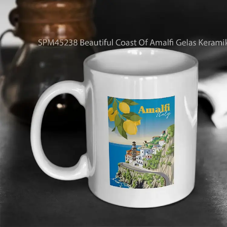 SPM45238 Beautiful Coast Of Amalfi Gelas Keramik Supermug