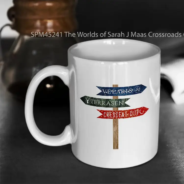 SPM45241 The Worlds of Sarah J Maas Crossroads Gelas Keramik Supermug