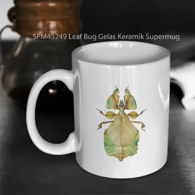 SPM45249 Leaf Bug Gelas Keramik Supermug