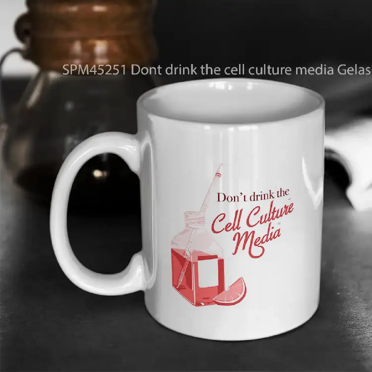 SPM45251 Dont drink the cell culture media Gelas Keramik Supermug