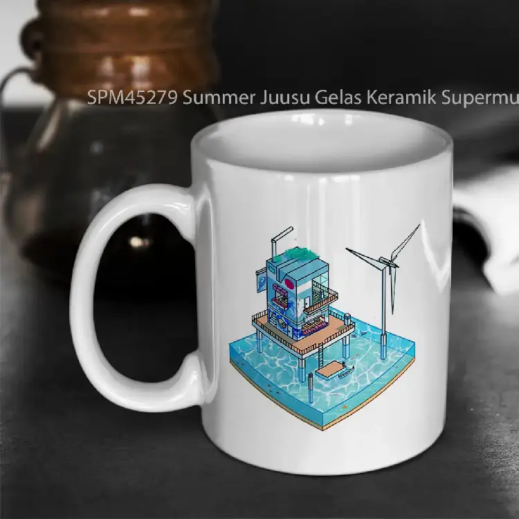 SPM45279 Summer Juusu Gelas Keramik Supermug