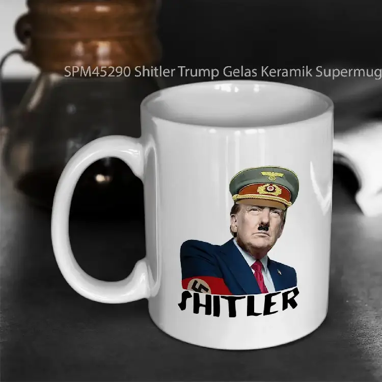 SPM45290 Shitler Trump Gelas Keramik Supermug