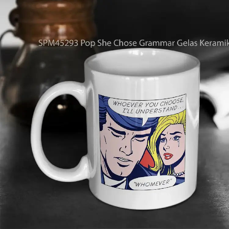 SPM45293 Pop She Chose Grammar Gelas Keramik Supermug