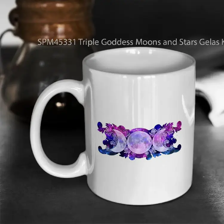 SPM45331 Triple Goddess Moons and Stars Gelas Keramik Supermug