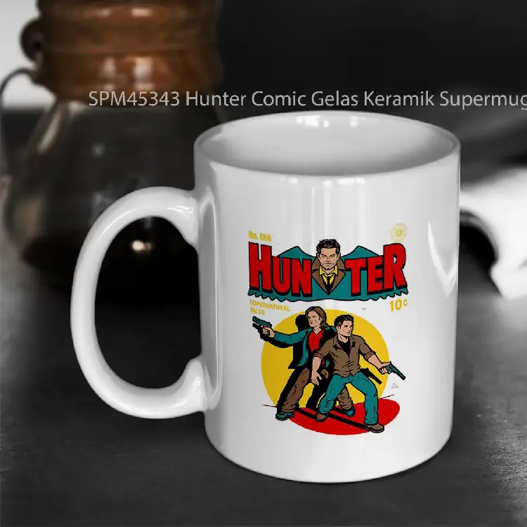 SPM45343 Hunter Comic Gelas Keramik Supermug