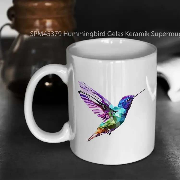 SPM45379 Hummingbird Gelas Keramik Supermug