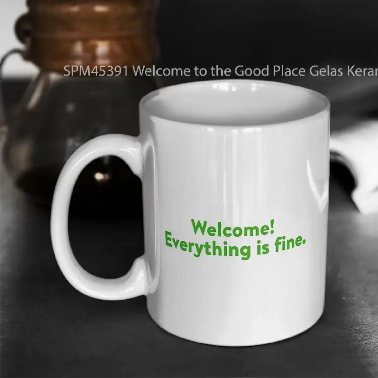 SPM45391 Welcome to the Good Place Gelas Keramik Supermug