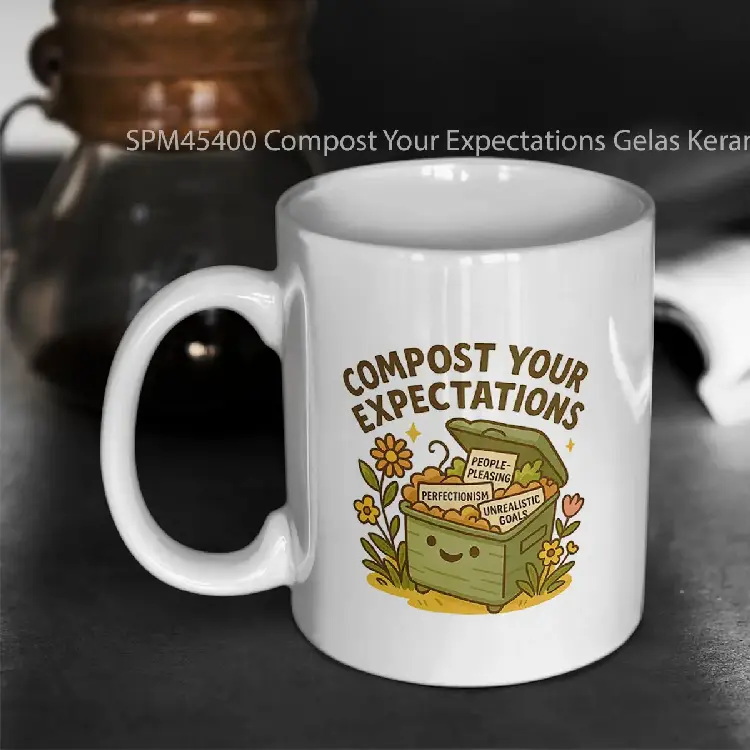 SPM45400 Compost Your Expectations Gelas Keramik Supermug