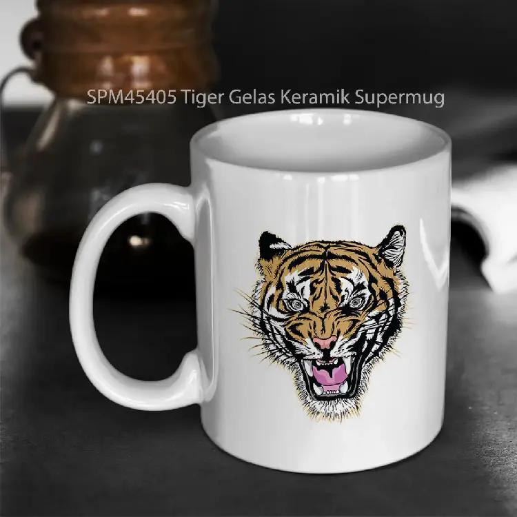 SPM45405 Tiger Gelas Keramik Supermug