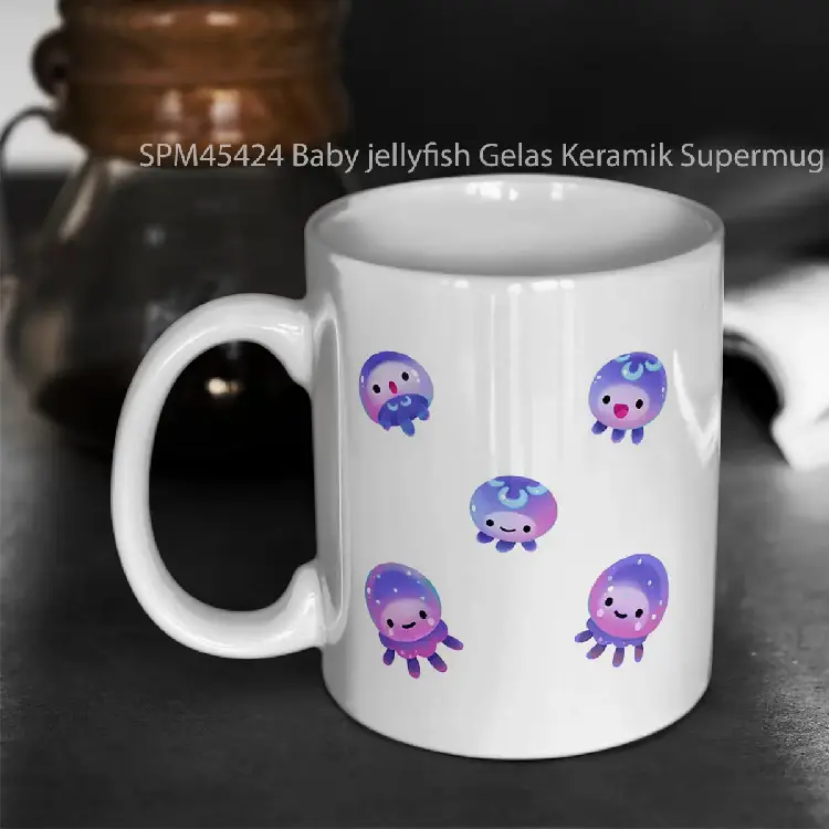 SPM45424 Baby jellyfish Gelas Keramik Supermug