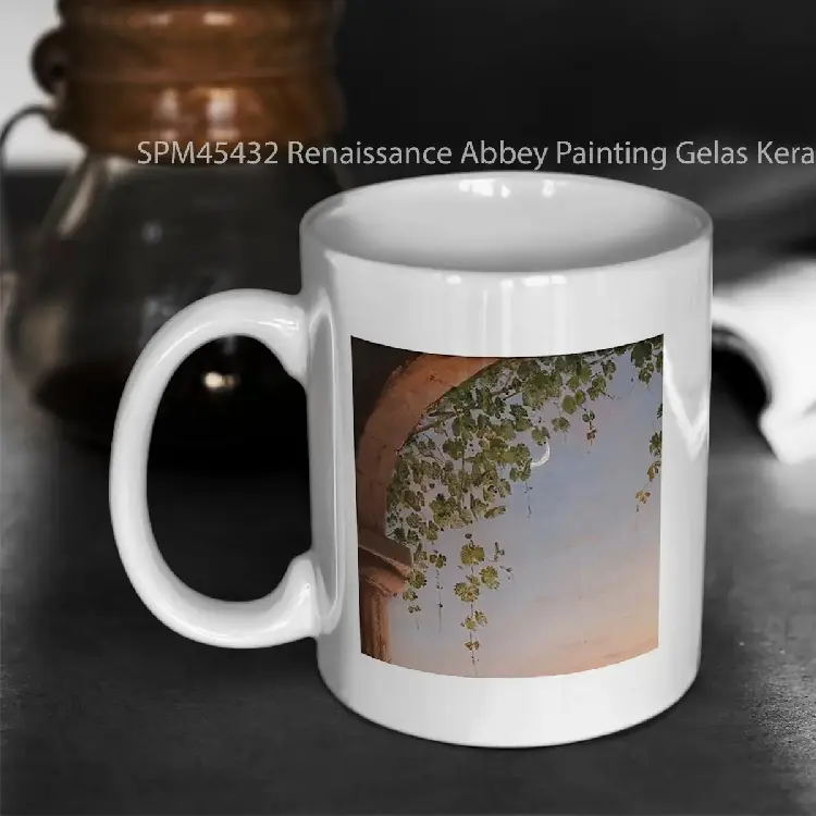 SPM45432 Renaissance Abbey Painting Gelas Keramik Supermug