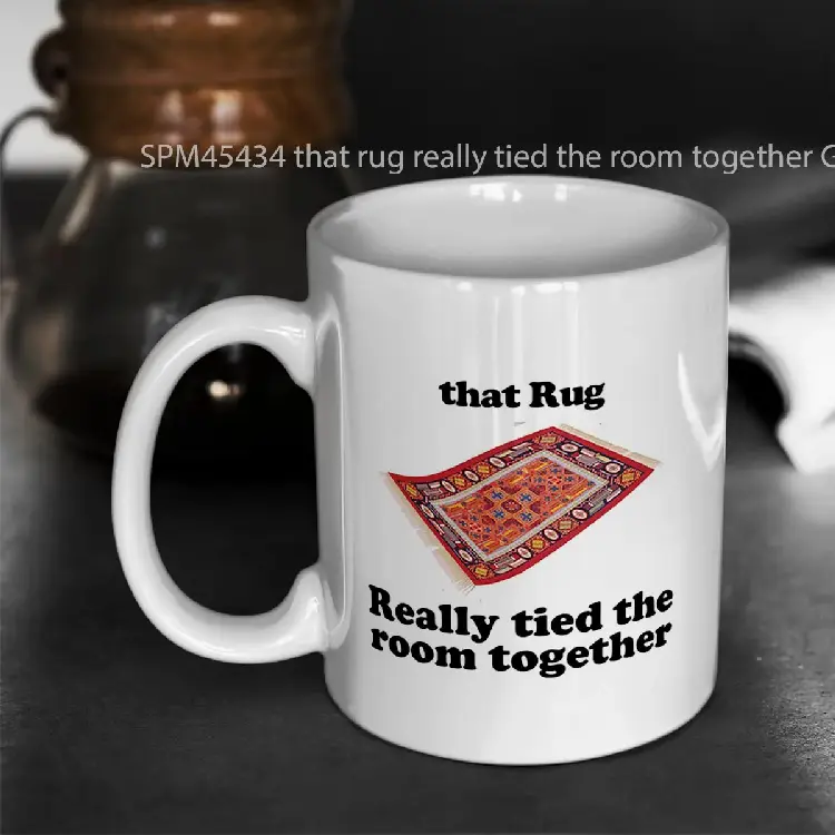 SPM45434 that rug really tied the room together Gelas Keramik Supermug