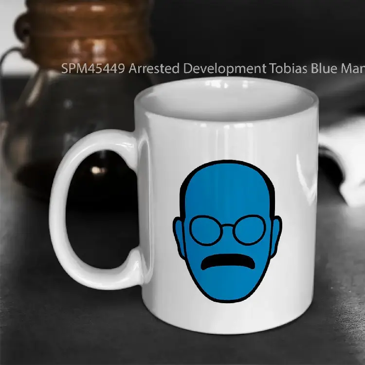 SPM45449 Arrested Development Tobias Blue Man Gelas Keramik Supermug