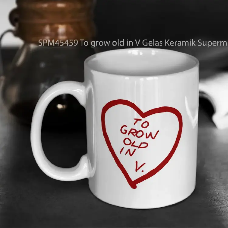 SPM45459 To grow old in V Gelas Keramik Supermug