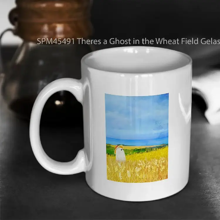 SPM45491 Theres a Ghost in the Wheat Field Gelas Keramik Supermug