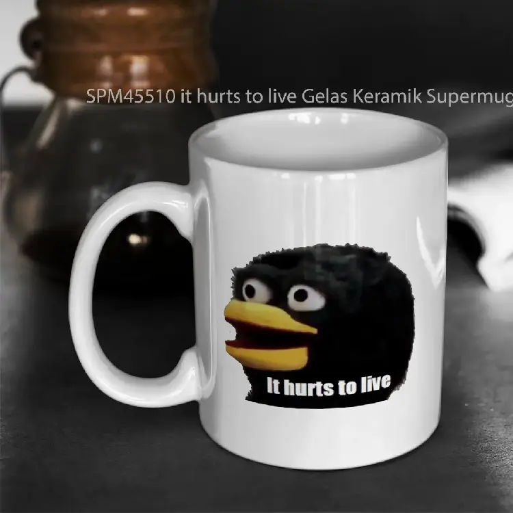 SPM45510 it hurts to live Gelas Keramik Supermug