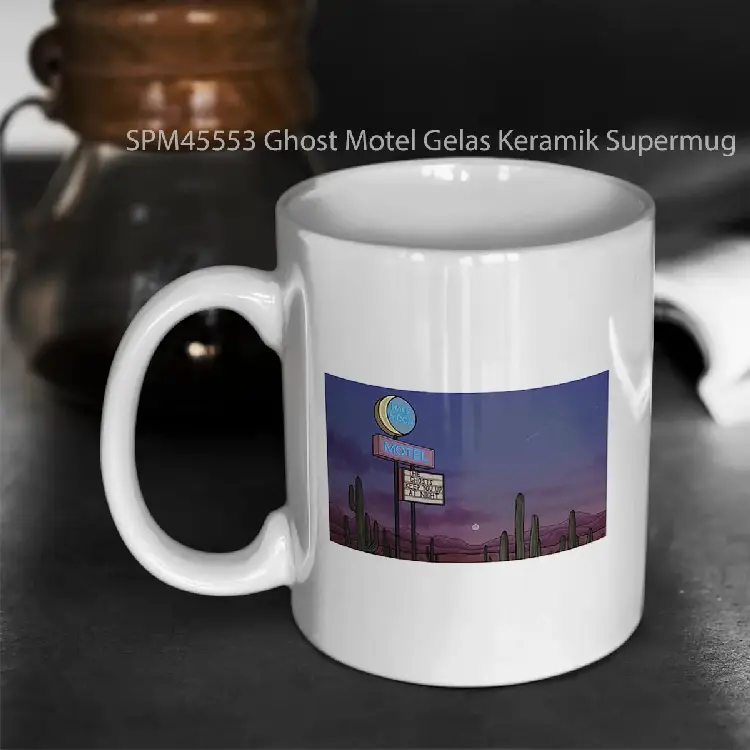 SPM45553 Ghost Motel Gelas Keramik Supermug