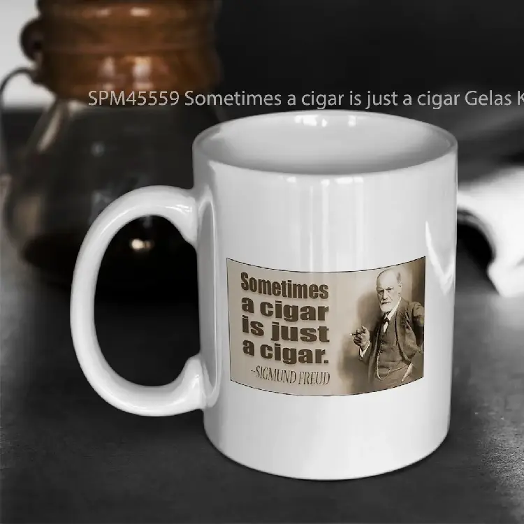 SPM45559 Sometimes a cigar is just a cigar Gelas Keramik Supermug