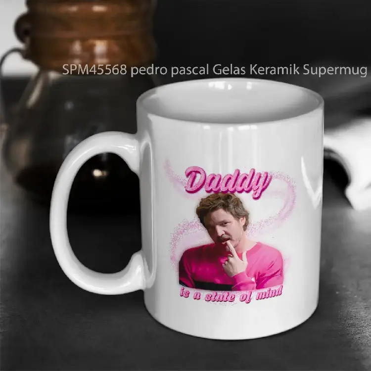 SPM45568 pedro pascal Gelas Keramik Supermug