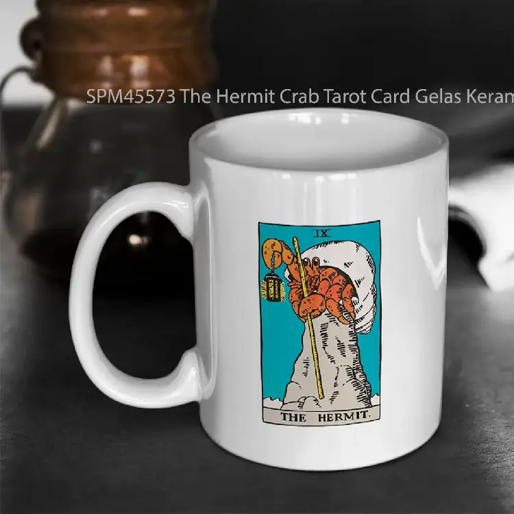 SPM45573 The Hermit Crab Tarot Card Gelas Keramik Supermug