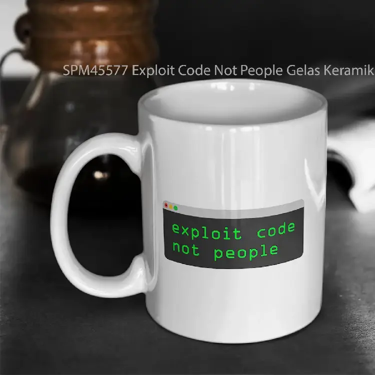 SPM45577 Exploit Code Not People Gelas Keramik Supermug