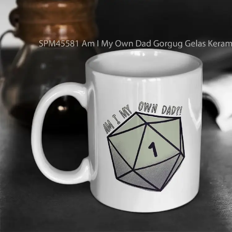 SPM45581 Am I My Own Dad Gorgug Gelas Keramik Supermug