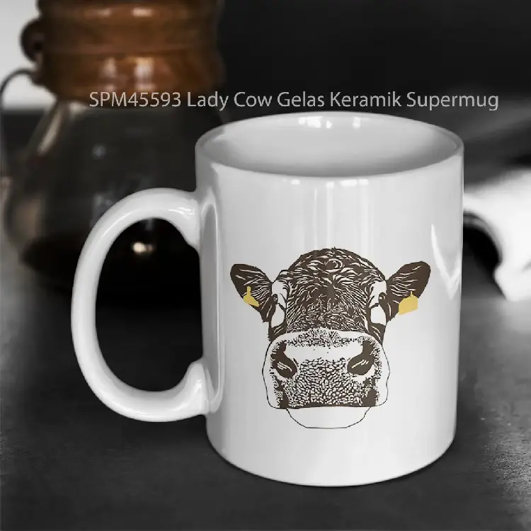 SPM45593 Lady Cow Gelas Keramik Supermug