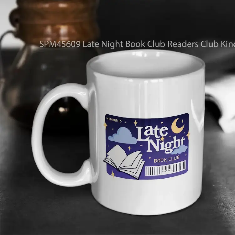 SPM45609 Late Night Book Club Readers Club Kindles Gelas Keramik Supermug