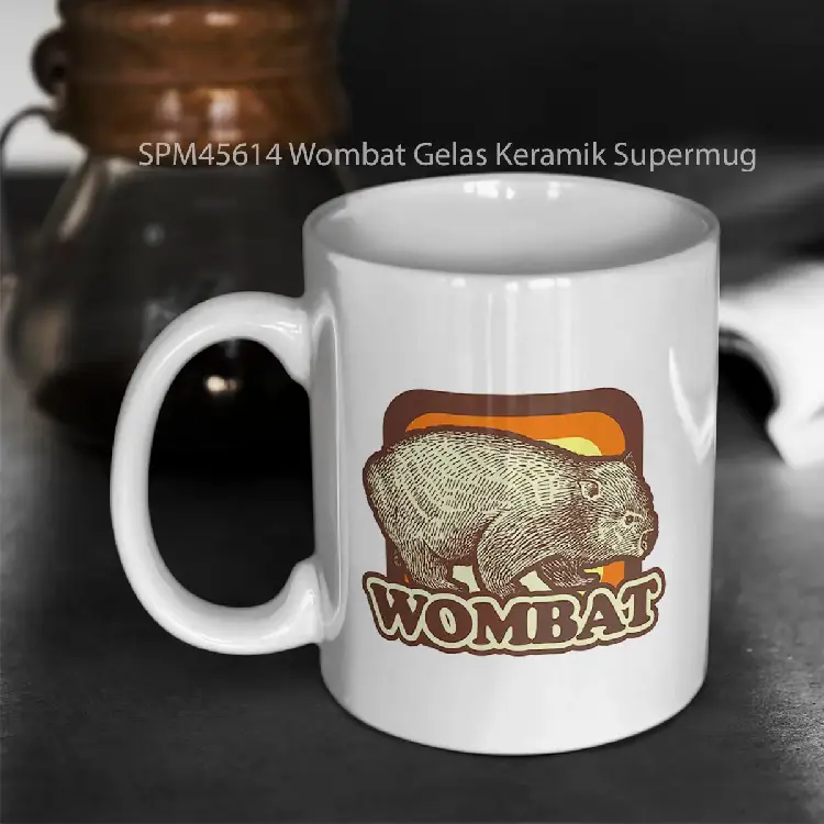 SPM45614 Wombat Gelas Keramik Supermug