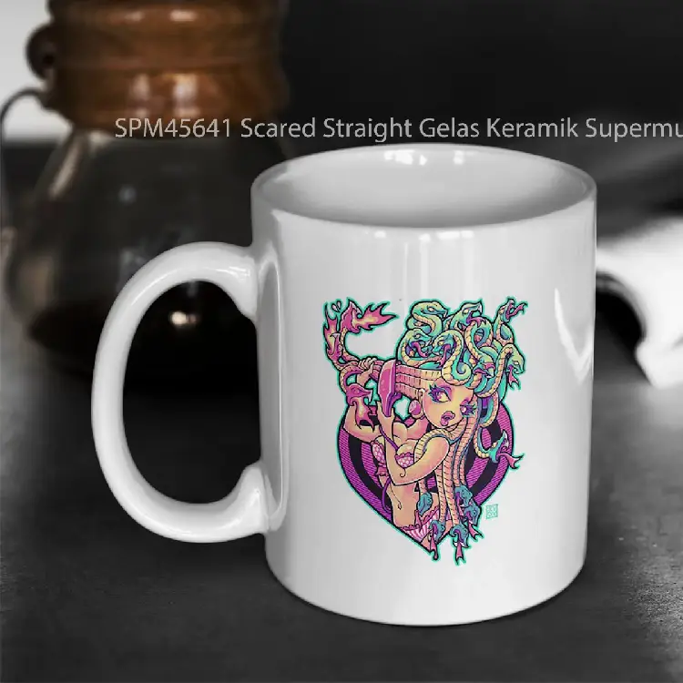 SPM45641 Scared Straight Gelas Keramik Supermug