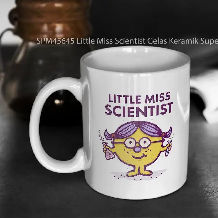 SPM45645 Little Miss Scientist Gelas Keramik Supermug