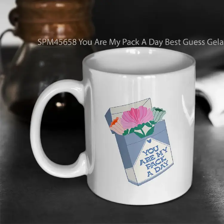 SPM45658 You Are My Pack A Day Best Guess Gelas Keramik Supermug