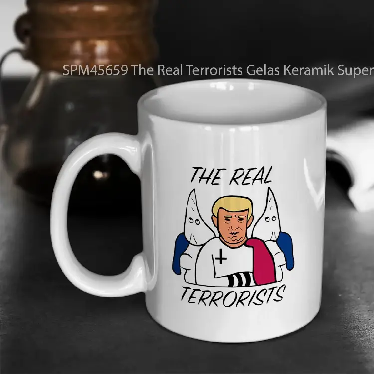 SPM45659 The Real Terrorists Gelas Keramik Supermug