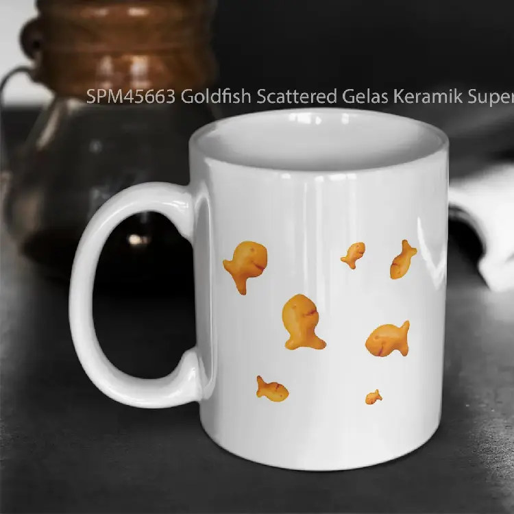 SPM45663 Goldfish Scattered Gelas Keramik Supermug