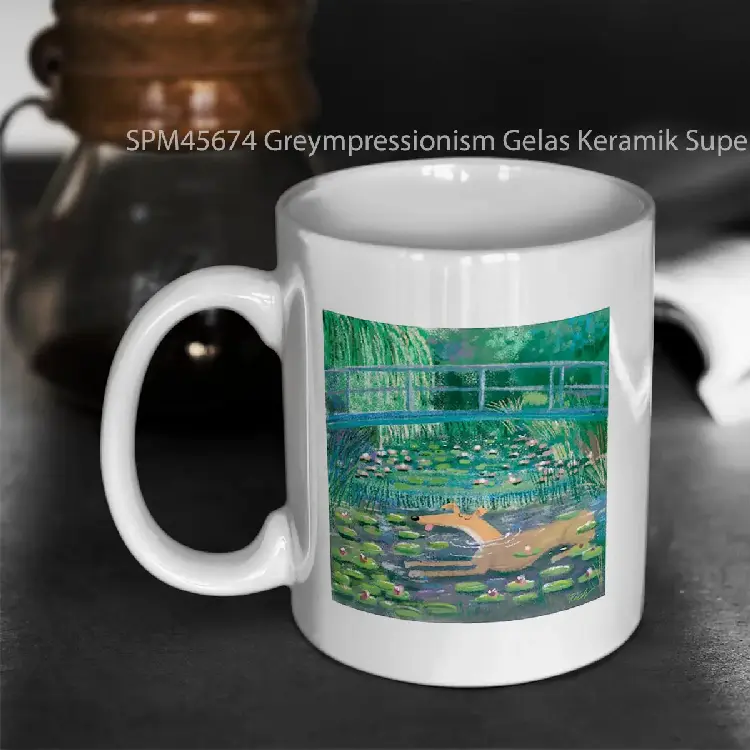 SPM45674 Greympressionism Gelas Keramik Supermug