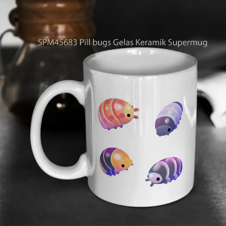 SPM45683 Pill bugs Gelas Keramik Supermug