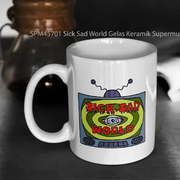 SPM45701 Sick Sad World Gelas Keramik Supermug