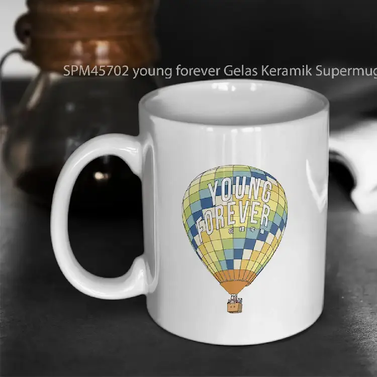 SPM45702 young forever Gelas Keramik Supermug