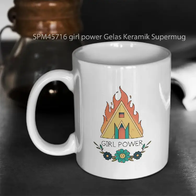 SPM45716 girl power Gelas Keramik Supermug