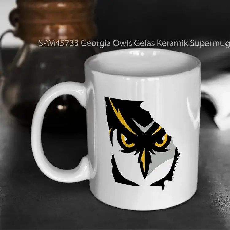 SPM45733 Georgia Owls Gelas Keramik Supermug