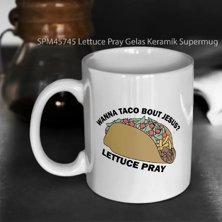 SPM45745 Lettuce Pray Gelas Keramik Supermug