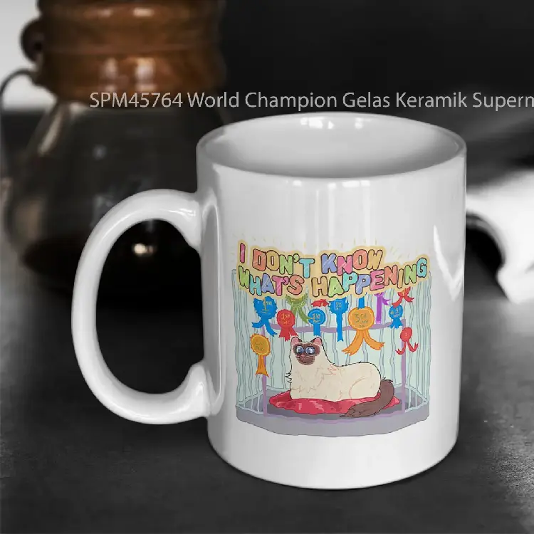 SPM45764 World Champion Gelas Keramik Supermug