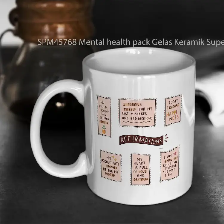 SPM45768 Mental health pack Gelas Keramik Supermug