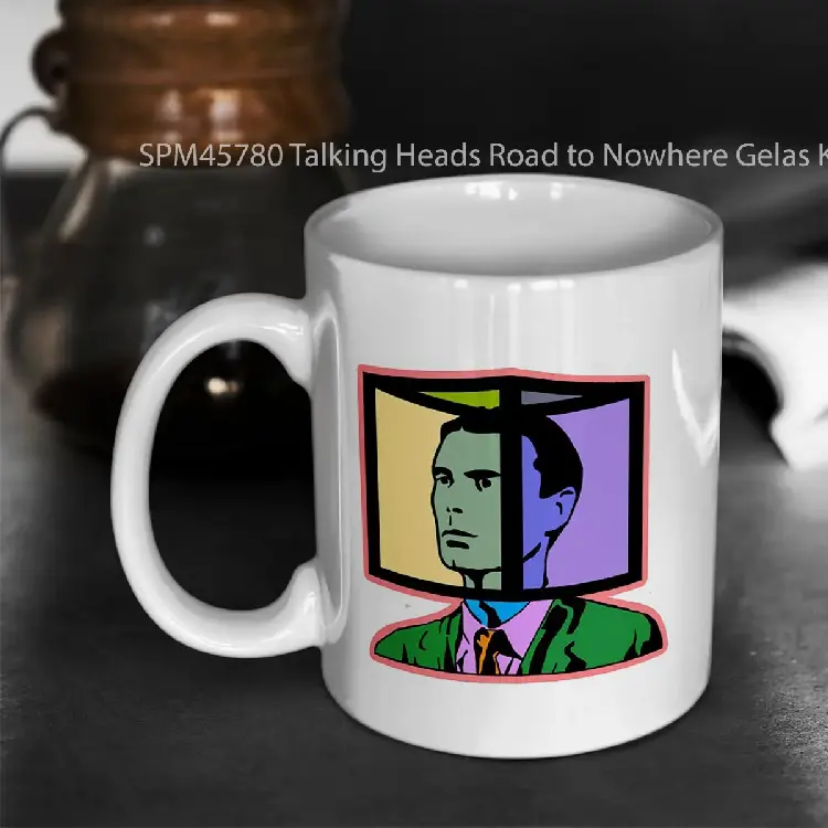 SPM45780 Talking Heads Road to Nowhere Gelas Keramik Supermug