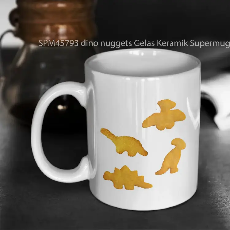 SPM45793 dino nuggets Gelas Keramik Supermug