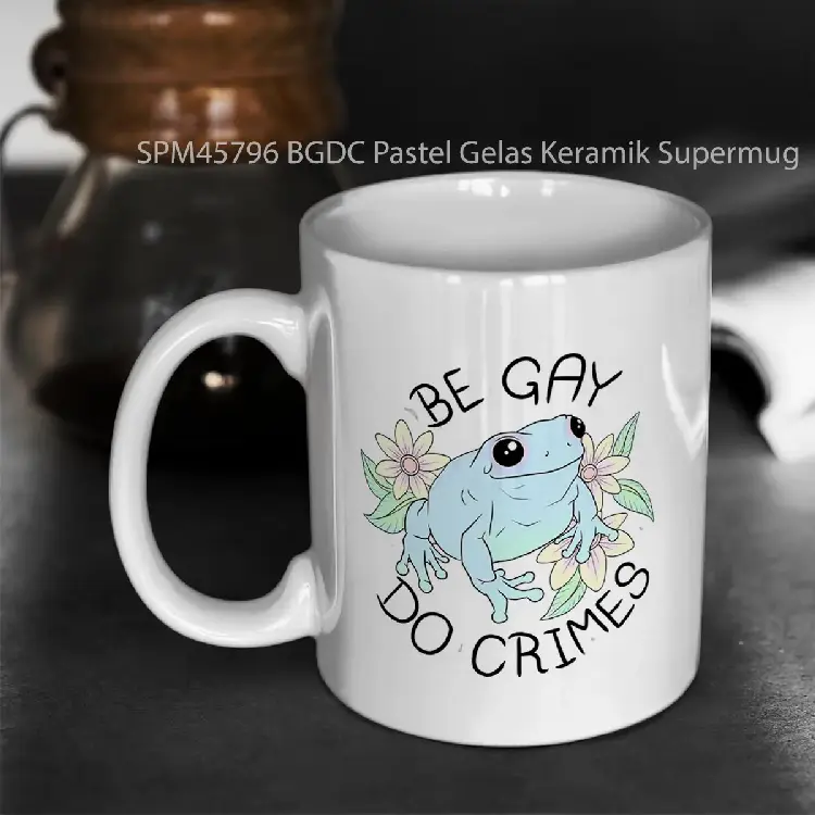 SPM45796 BGDC Pastel Gelas Keramik Supermug