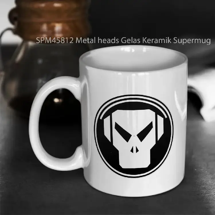 SPM45812 Metal heads Gelas Keramik Supermug